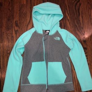 Girls The North Face fleece jacket size 5